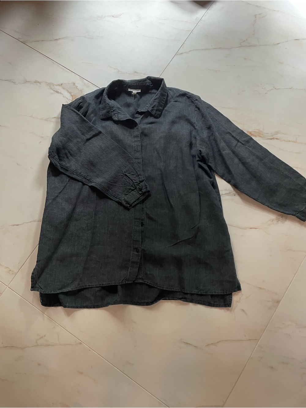 Eileen Fisher linen blouse